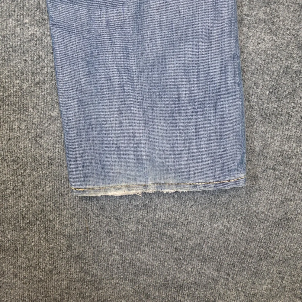 VTG Levis 527 Jeans Mens 32x32 Blue Denim Low Boot Cut  Flap Pocket Grunge Y2K